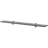 Vidaxl schappen zwevend 2 st 80x10 cm 8 mm glas