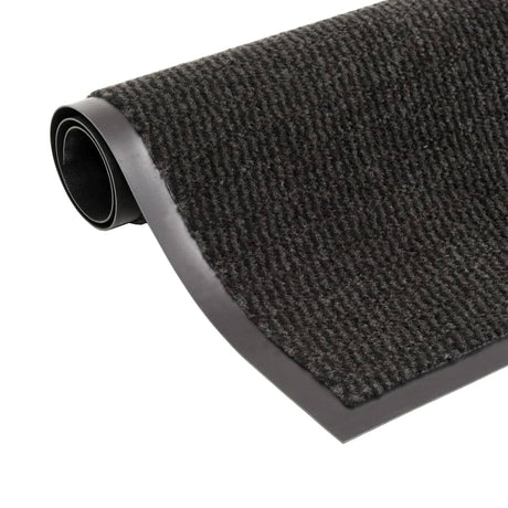 Vidaxx tørre løbemåtter 2 stk rektangulære tuftede 40x60 cm sorte