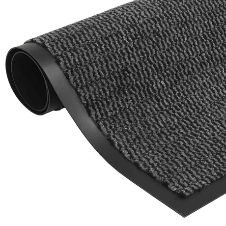 VidaXL tørremåtter 2 stk rektangulær tuftet 80x120 cm antracit