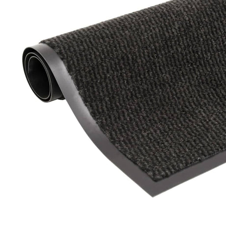 Vidaxx tørløbemåtter 2 stk rektangulære tuftede 80x120 cm sorte
