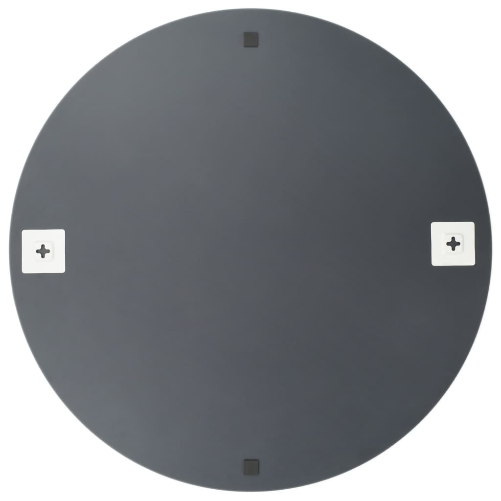 Vidaxx vægspejle 2 stk runde 60 cm glas