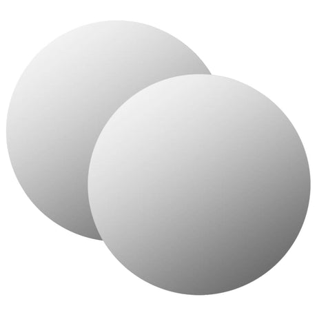 Vidaxx vægspejle 2 stk runde 70 cm glas