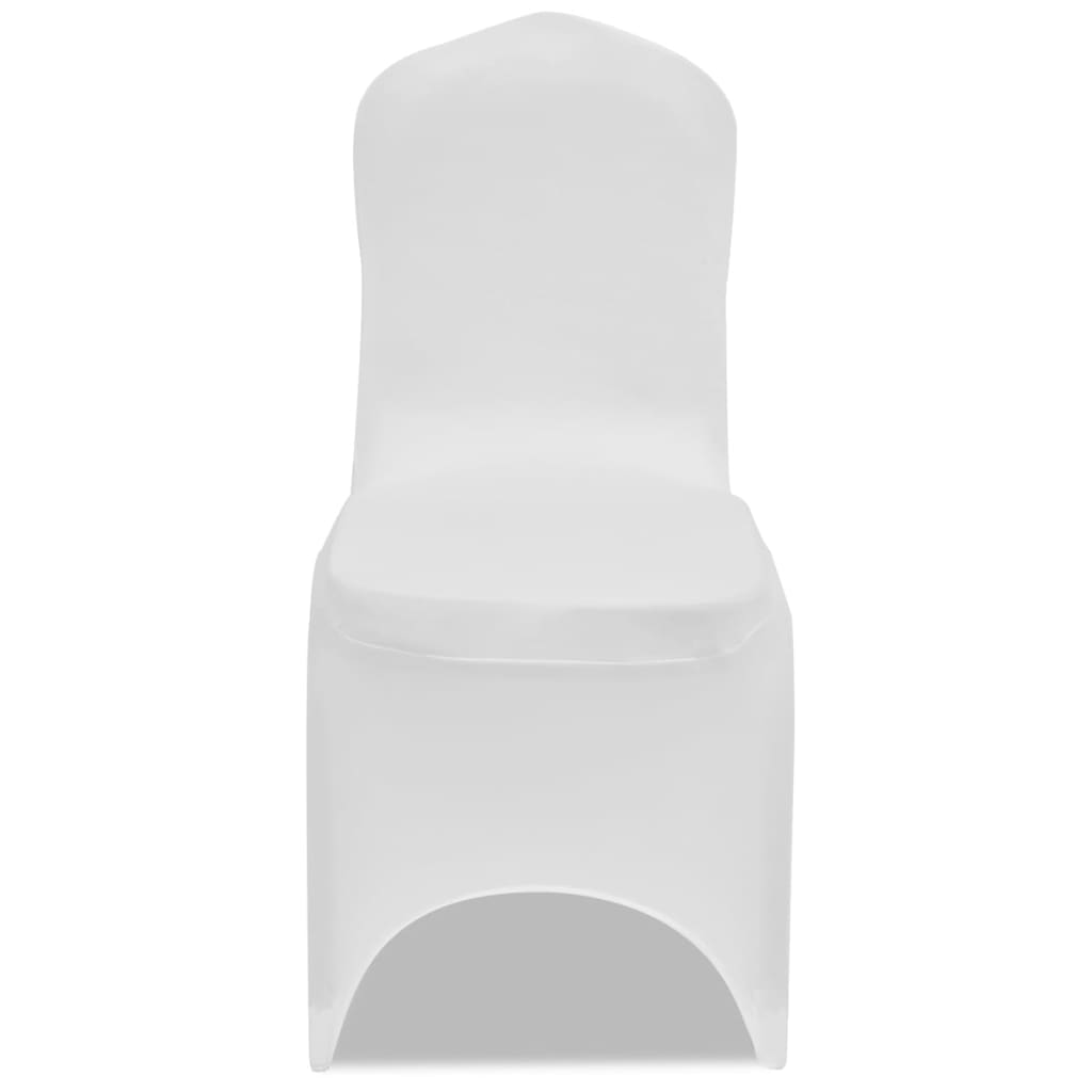 VidaXL chair covers stretch 24 pcs white