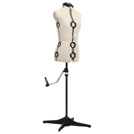 Vidaxl Mannequin Justerbar kvinde Størrelse 33-40 S Cream farvet
