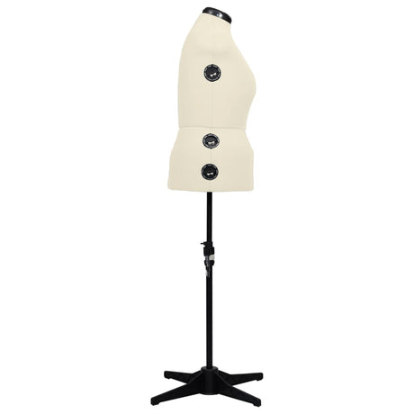 Vidaxl Mannequin Justerbar kvinde Størrelse 44-50 L Cream farvet