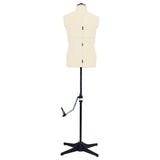 Vidaxl Mannequin Justerbar mand Størrelse 37-45 Cream farvet