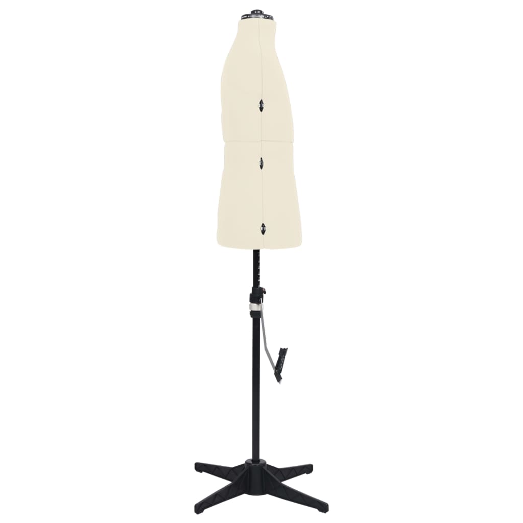Vidaxl Mannequin Justerbar mand Størrelse 37-45 Cream farvet
