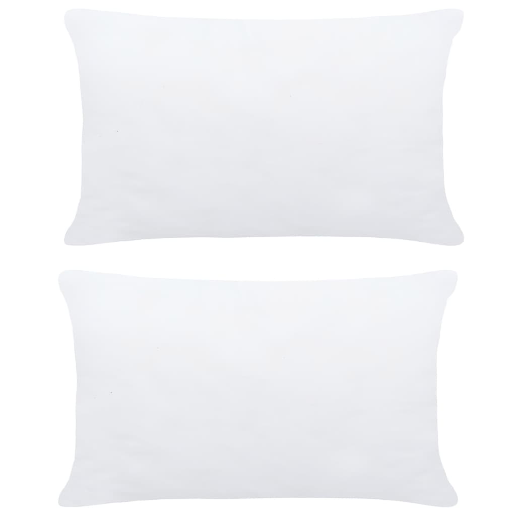 Vidaxl pudefyldning 2 st 50x30 cm hvid