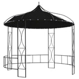 Vidaxl Arbor omkring 300x290 cm antracit
