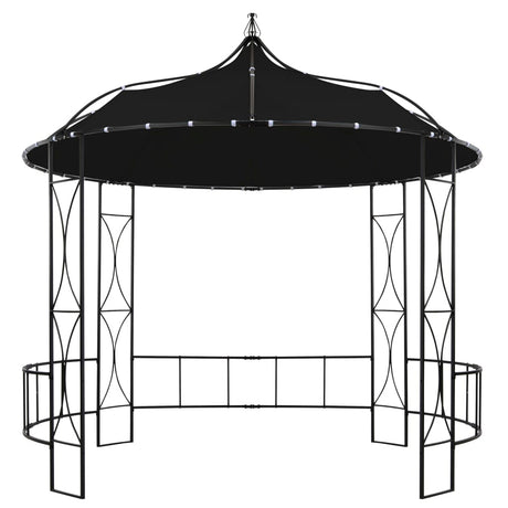 Vidaxl Arbor omkring 300x290 cm antracit