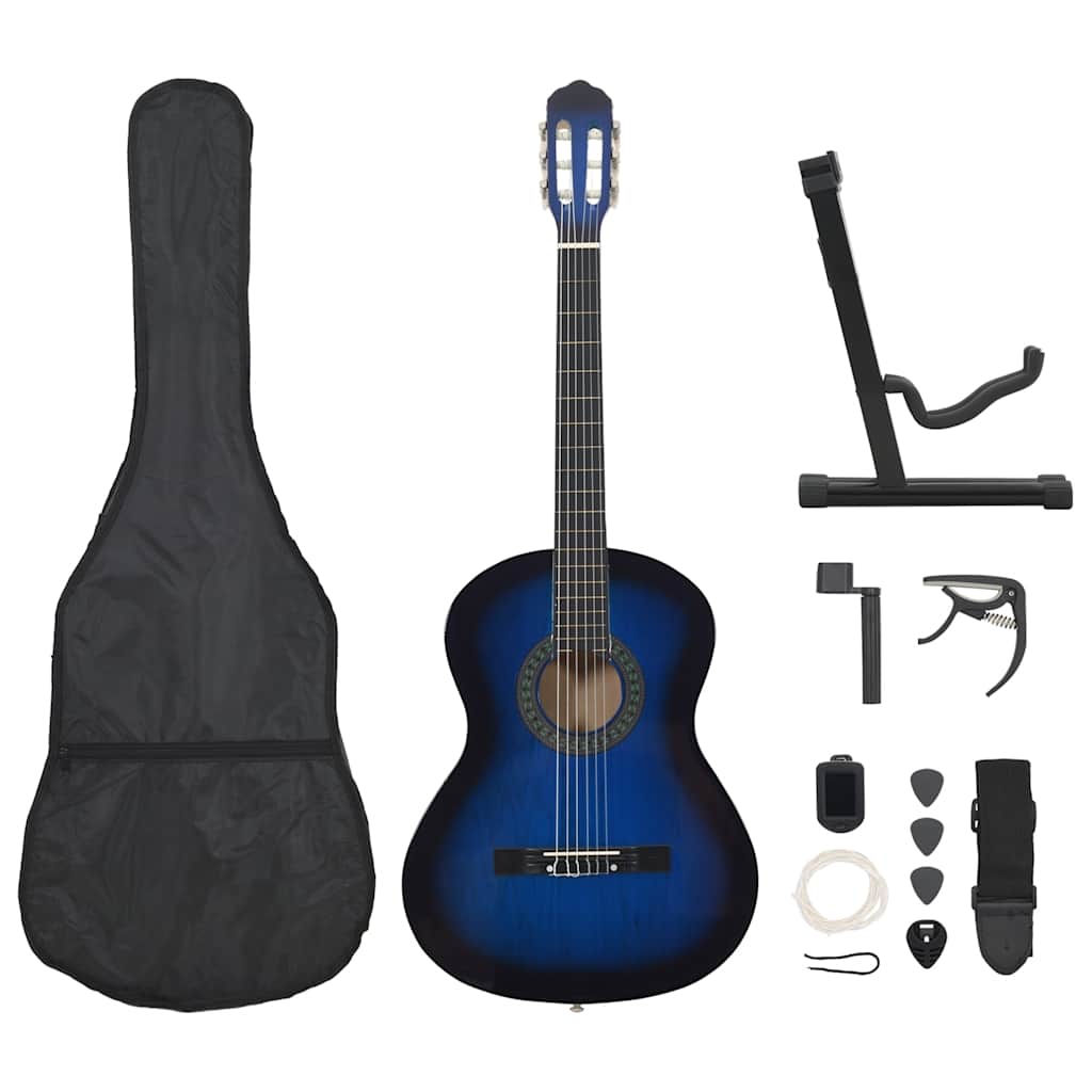 Vidaxl 12-Dart Guitar Set Classic Beginner 4 4 39 Blue