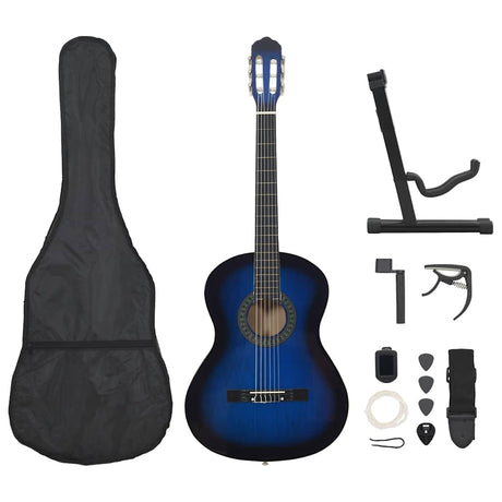 Vidaxl 12-Dart Guitar Set Classic Beginner 4 4 39 Blue