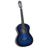 Vidaxl 12-Dart Guitar Set Classic Beginner 4 4 39 Blue
