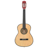 Vidaxl 8-delt guitar sæt klassisk nybegynder 3 4 36