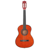 Vidaxl 8-delt guitar sæt klassisk nybegynder 3 4 36