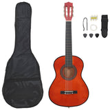 Vidaxl 8-delt guitar sæt klassisk nybegynder 1 2 34