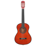 Vidaxl 8-delt guitar sæt klassisk nybegynder 1 2 34