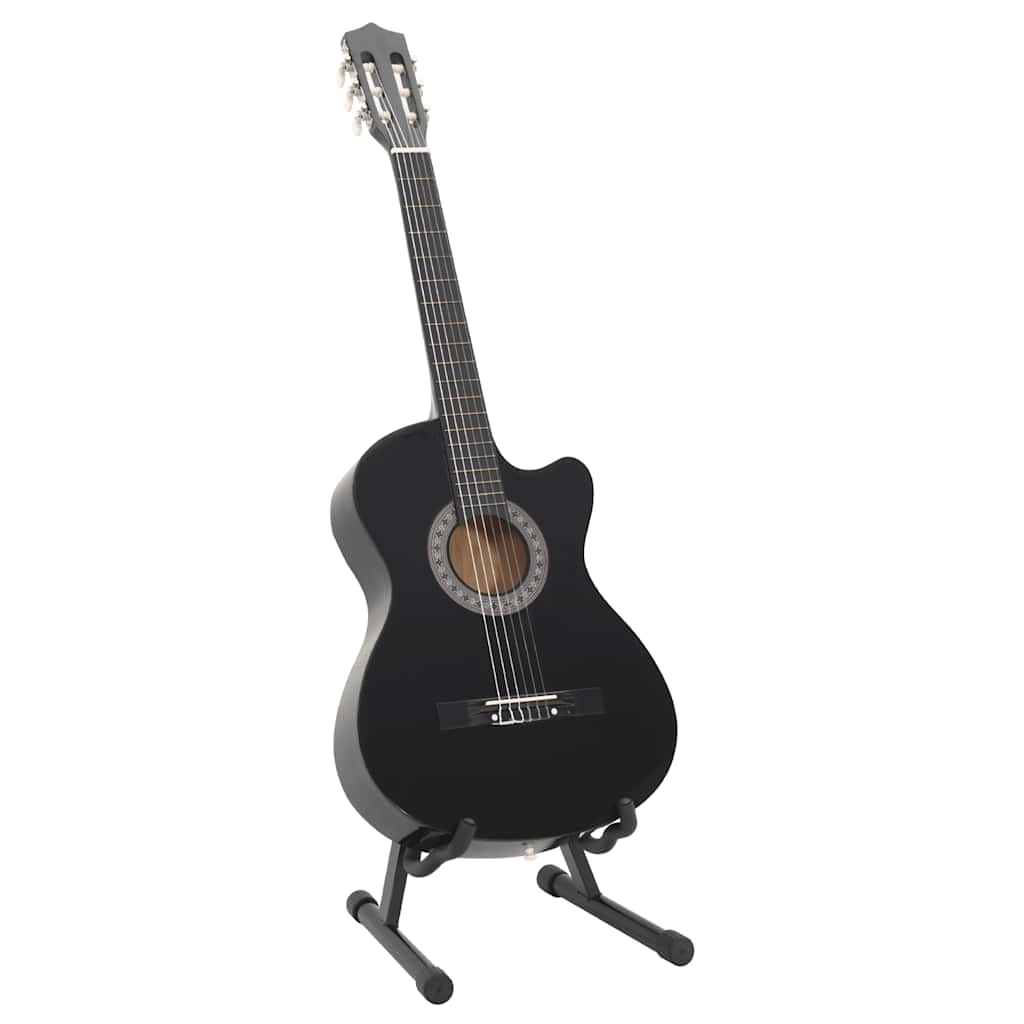 Vidaxl 12-Dart Guitar Set med 6 Strings Western Classic 38 Sort
