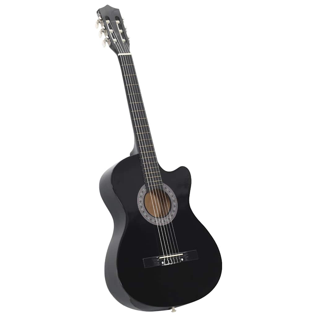Vidaxl 12-Dart Guitar Set med 6 Strings Western Classic 38 Sort