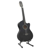 Vidaxl 12-delt guitarsæt med equalizer og 6 strenge western sort
