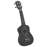 Vidaxl ukulele sæt med taske til børn sopran 23'' sort