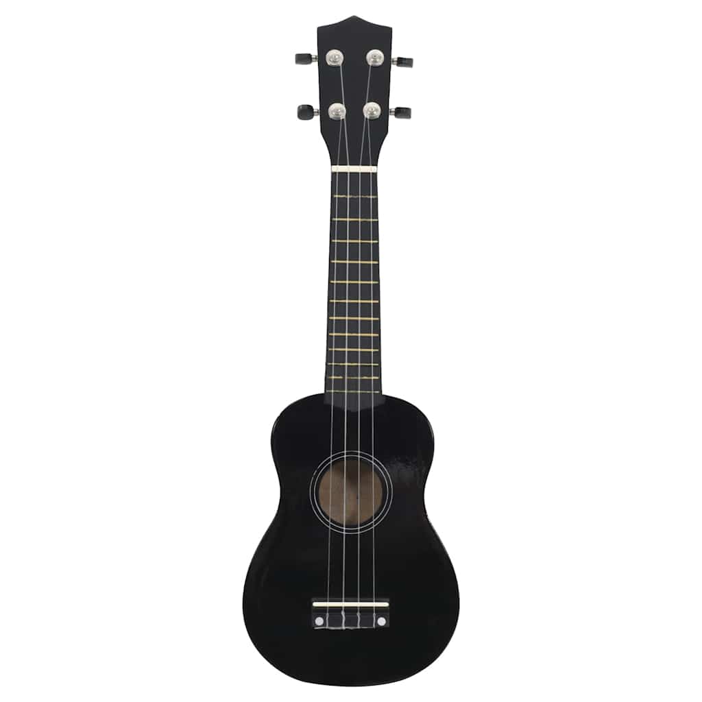 Vidaxl ukulele sæt med taske til børn sopran 23'' sort