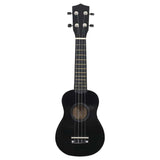 Vidaxl ukulele sæt med taske til børn sopran 23'' sort