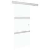 Vidaxx skydedør med bløde stop 76x205 cm ESG glas og aluminium