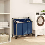 Vidaxl Wass Sourter med 3 Basks Stael Blue