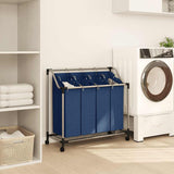Vidaxl Washing Sourter med 4 Basking Stelle Blue