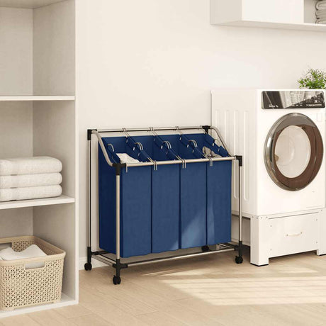 Vidaxl Washing Sourter med 4 Basking Stelle Blue