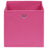Vidaxl opbevaringsbokse 4 stk 32x32x32 cm stofrosa