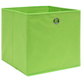 Vidaxl opbevaringsbokse 4 stk 32x32x32 cm stofgrøn