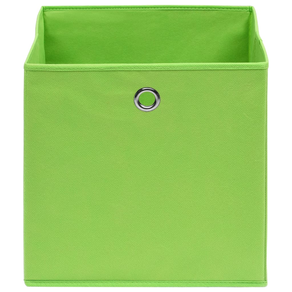 Vidaxl opbevaringsbokse 4 stk 32x32x32 cm stofgrøn