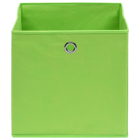 Vidaxl opbevaringsbokse 4 stk 32x32x32 cm stofgrøn