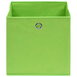 Vidaxl opbevaringsbokse 10 stk 32x32x32 cm stofgrøn