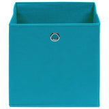 Vidaxl opbevaringsbokse 4 stk 32x32x32 cm stof babyblå