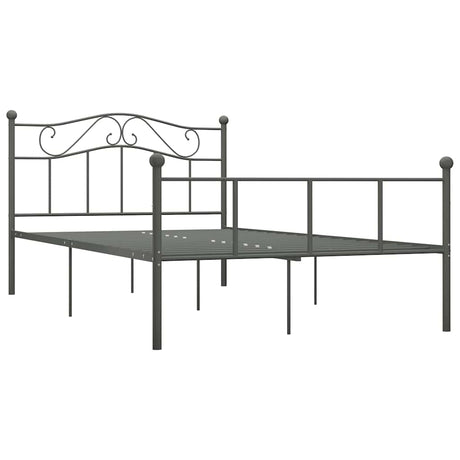 Vidaxl bedframe metaal grijs 160x200 cm
