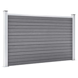 Vidaxl hegn 526x106 cm HKC grå
