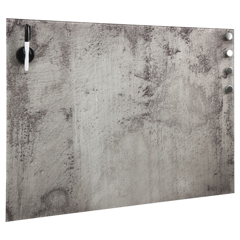 Vidaxx magnetic board wall mounted 80x60 cm glass