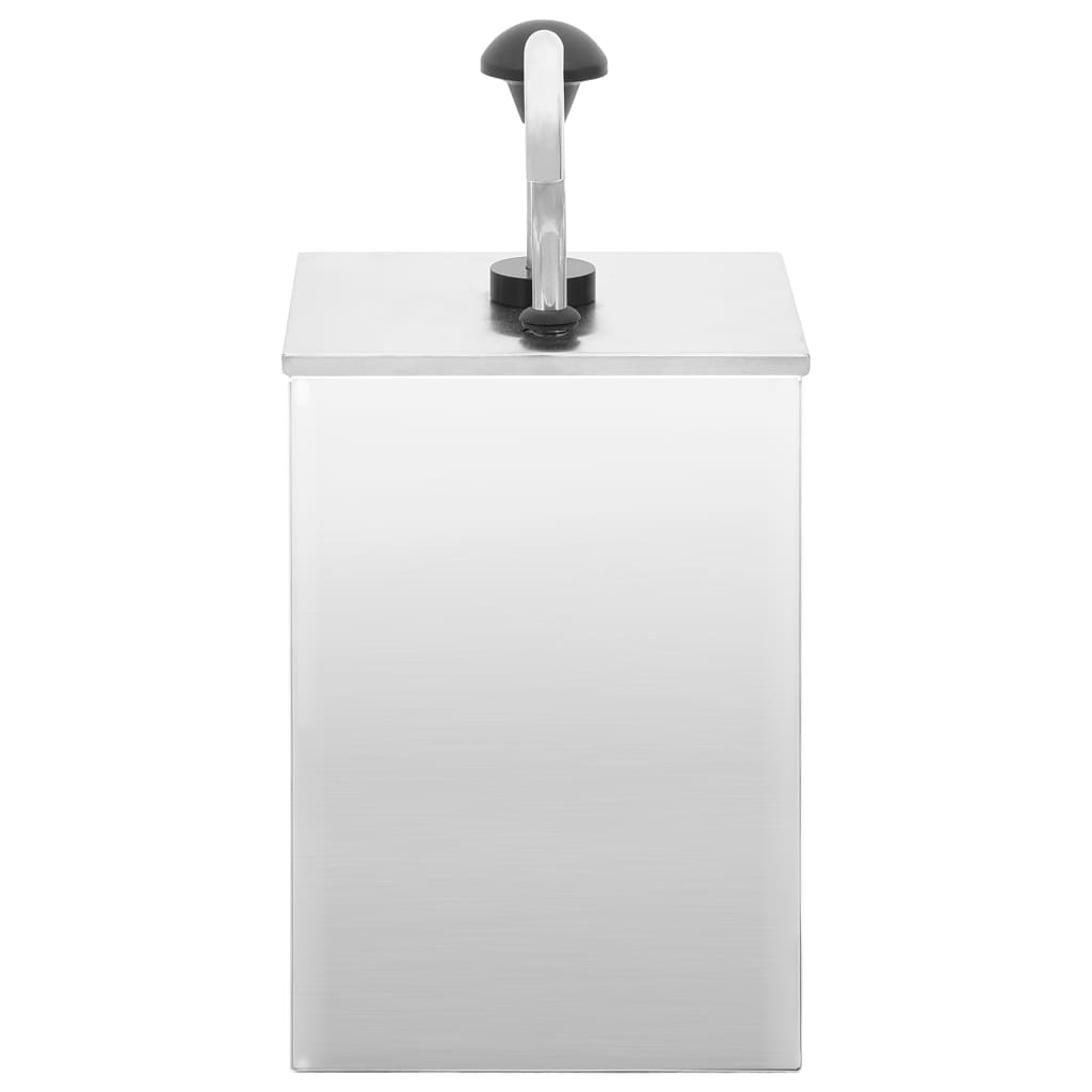 Vidaxl Sauce Dispenser 3,5 L Rustfrit stål
