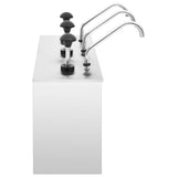 Vidaxl Sauce Dispenser 3x3,5 L Rustfrit stål