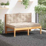 VidaXL pallegulvpuder 2 stk bomuldsbeige