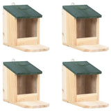 Vidaxl Squirrel huser 4 St Vurenhout