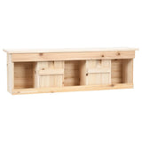 Vidaxl Mussenhuis med 5 værelser 68x15x21 cm Vurenhout