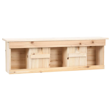 Vidaxl Mussenhuis med 5 værelser 68x15x21 cm Vurenhout