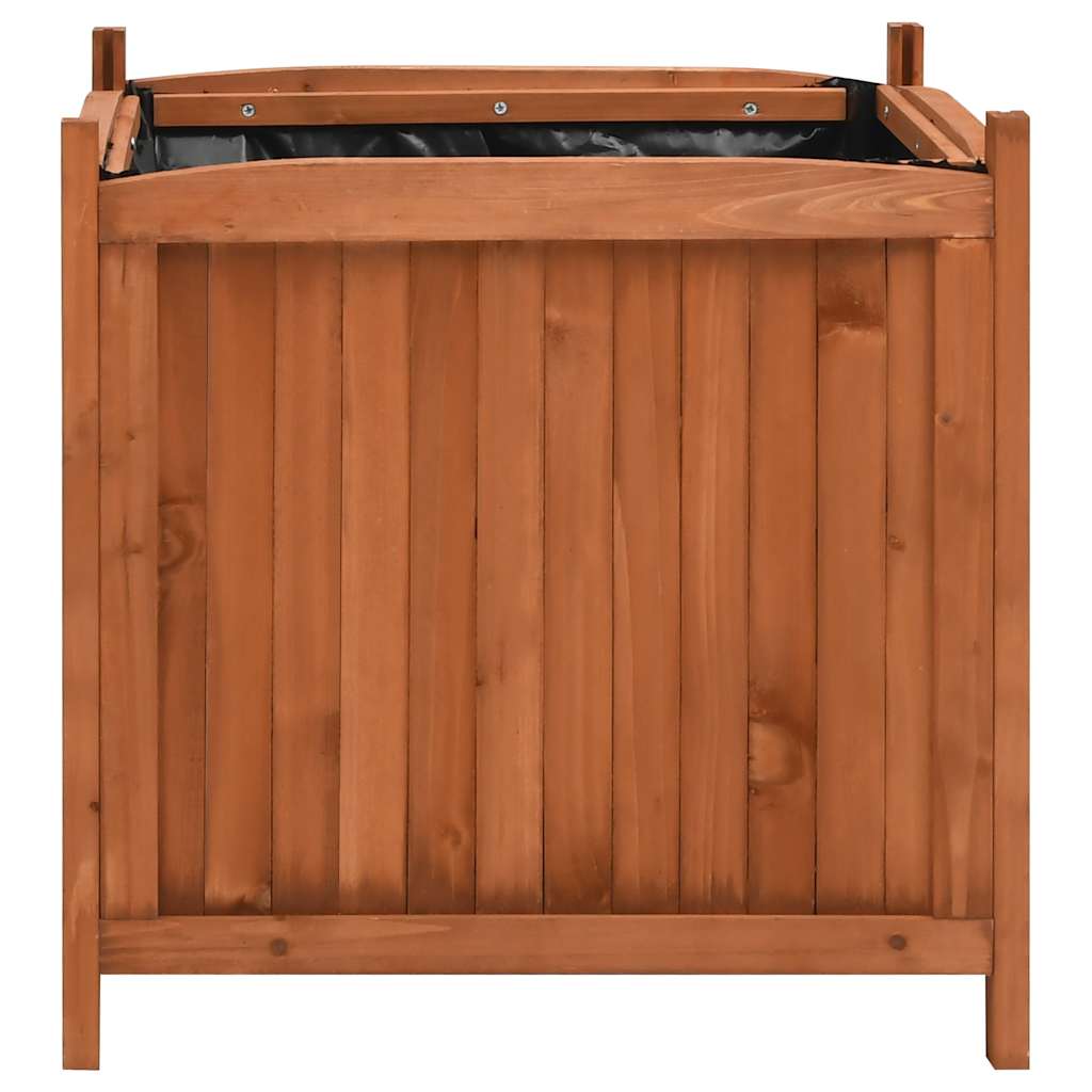 Vidaxl Plantagers hævet 2 ST 50x50x50 cm Pinewood