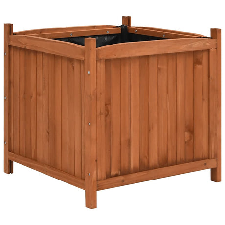 Vidaxl Plantagers hævet 2 ST 50x50x50 cm Pinewood