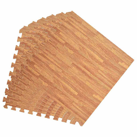 Vidaxl Floor Mats 6 St 2.16 ㎡ Eva Skum Wood Grain Print