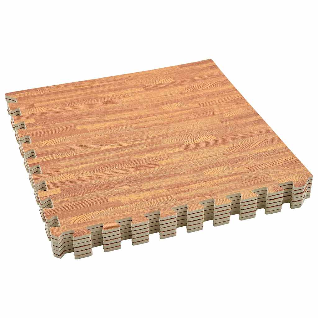 Vidaxl Floor Mats 6 St 2.16 ㎡ Eva Skum Wood Grain Print